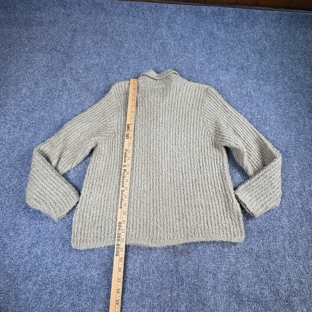 90s Y2K Sarah Arizona‎ Cardigan Women M Beige USA Soft Textured Cottagecore VTG - Picture 9 of 13
